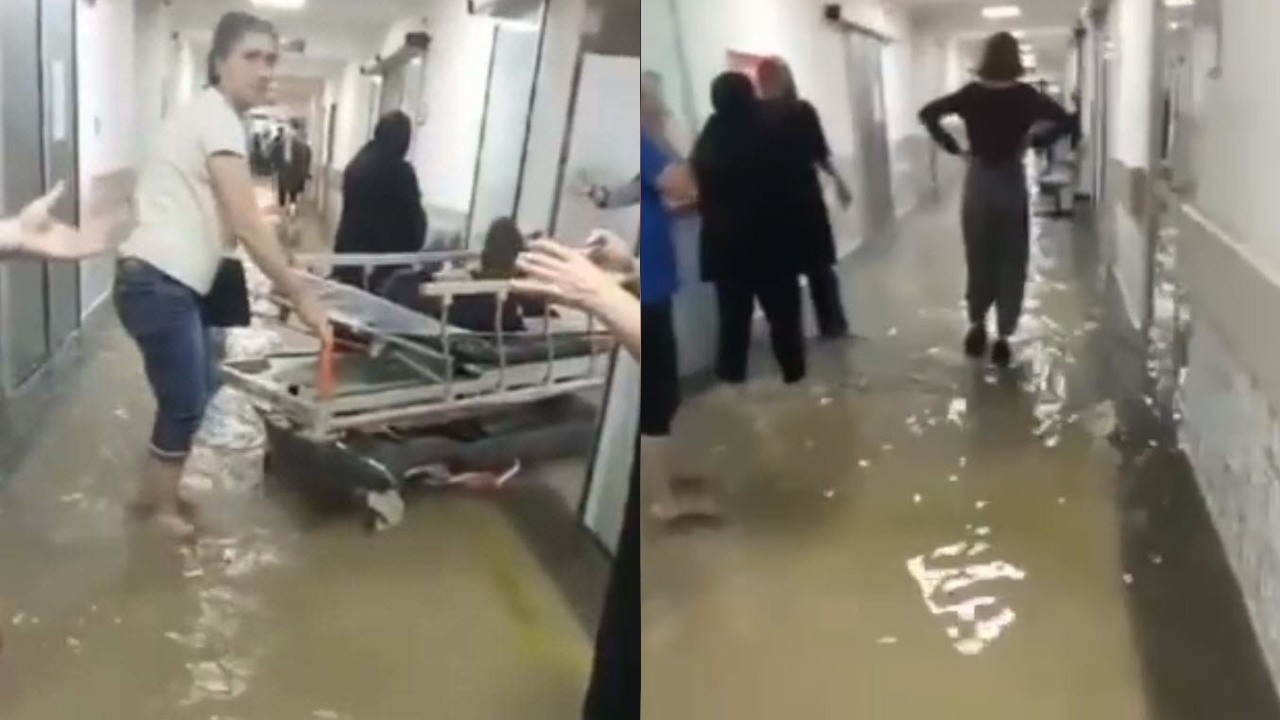 Sel suları acil servisi bastı, hastalar tahliye edildi