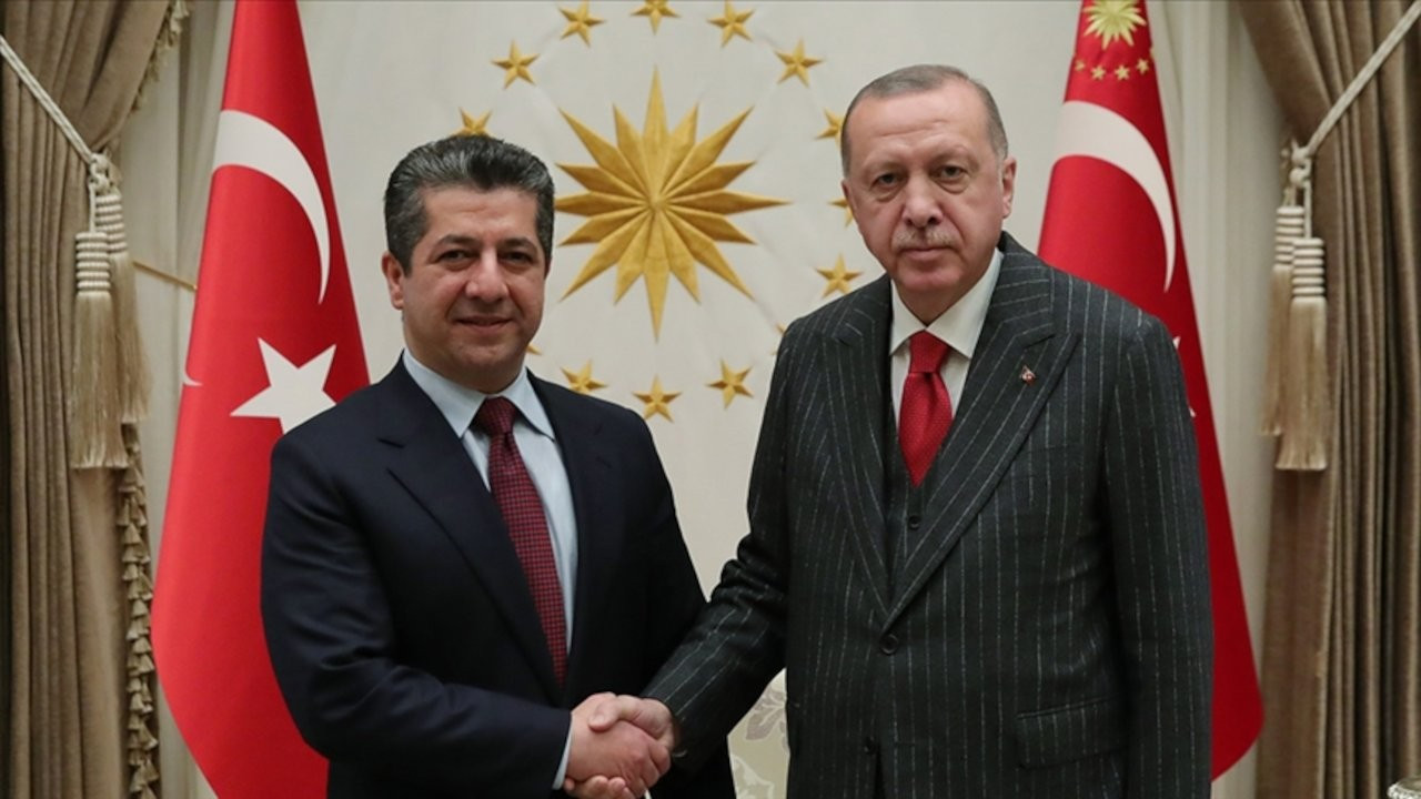 IKBY Başbakanı Barzani, Cumhurbaşkanı Erdoğan ile bir araya geldi