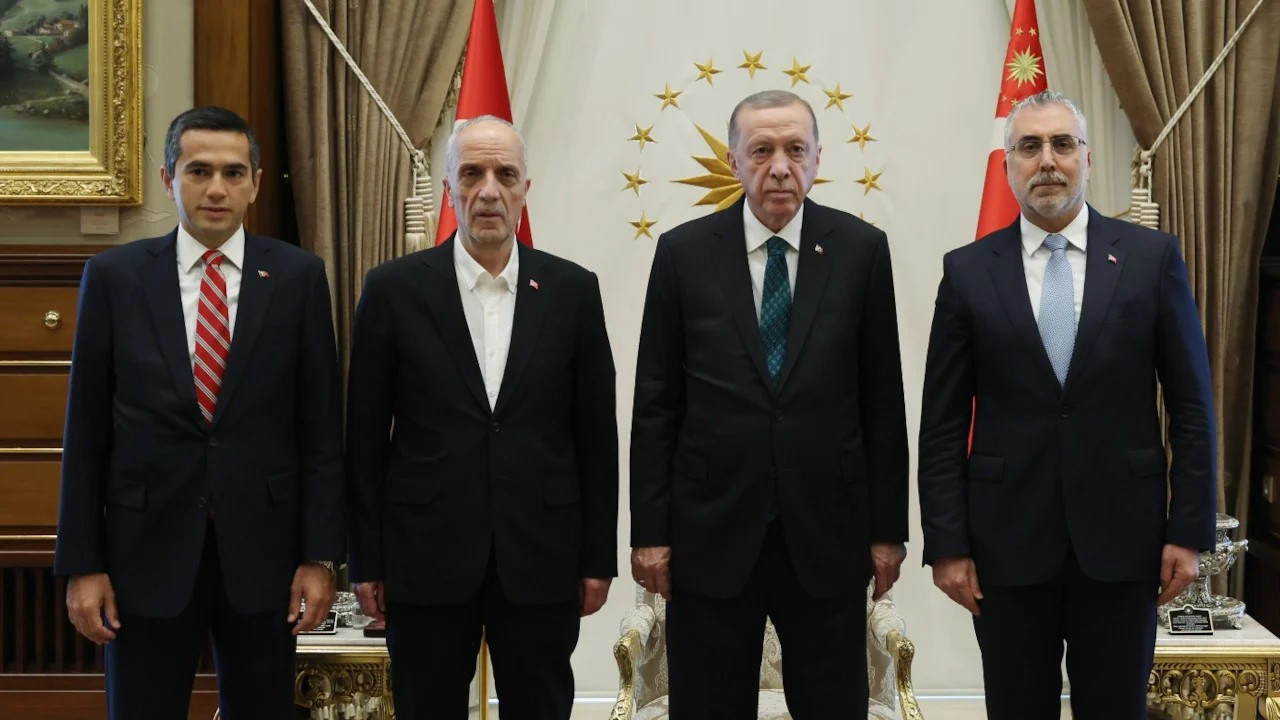 TİSK ve Türk-İş'ten Erdoğan'a asgari ücret ziyareti