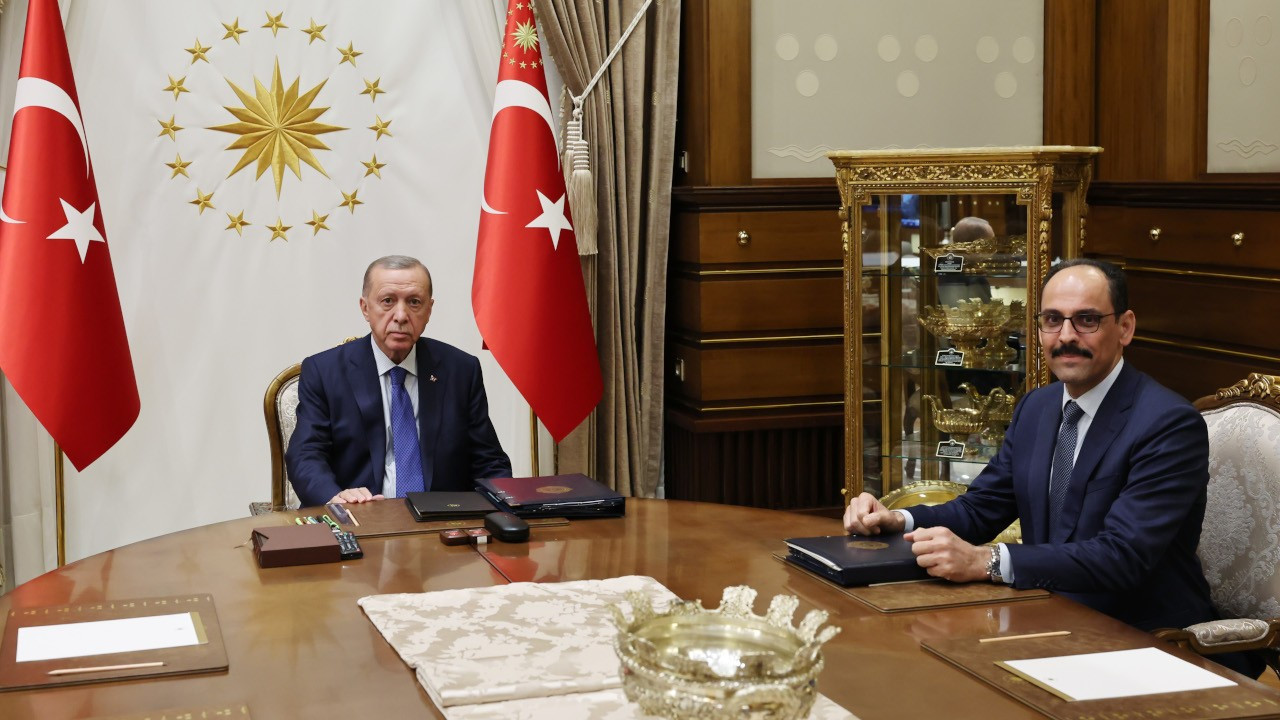 Cumhurbaşkanı Erdoğan, MİT Başkanı Kalın'la görüştü