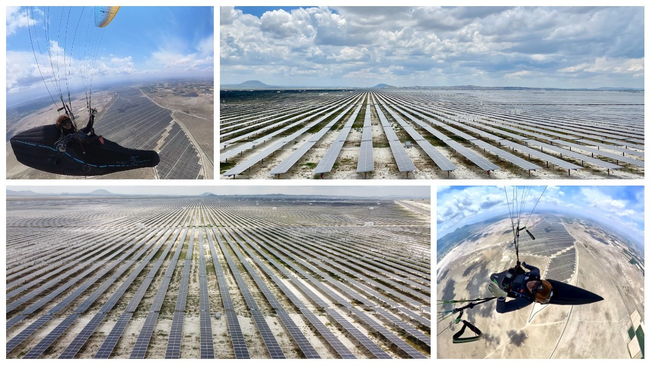 2 bin 700 metre yüksekten Avrupa'nın en büyük güneş enerji santrali