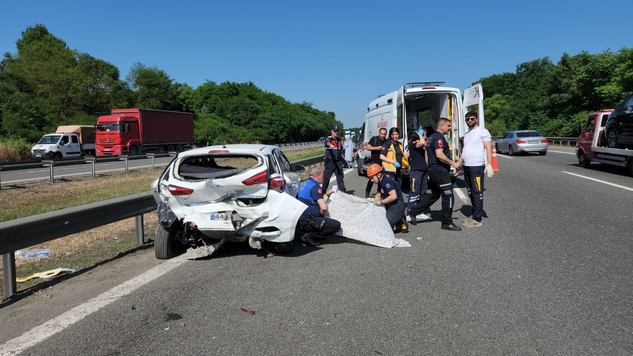 Anadolu Otoyolu'nda zincirleme kaza: 9 yaralı