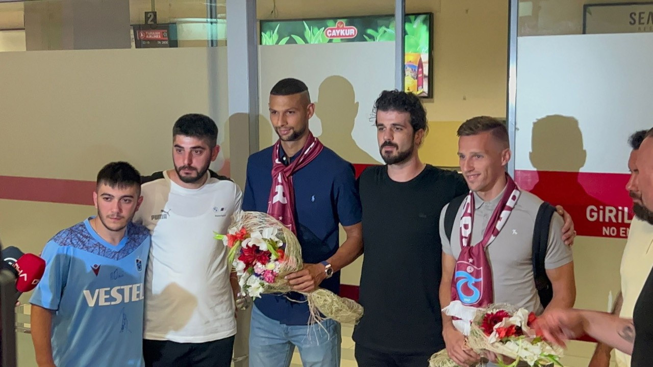 Mislav Orsic ve Joaquin Fernandez, Trabzon'a geldi