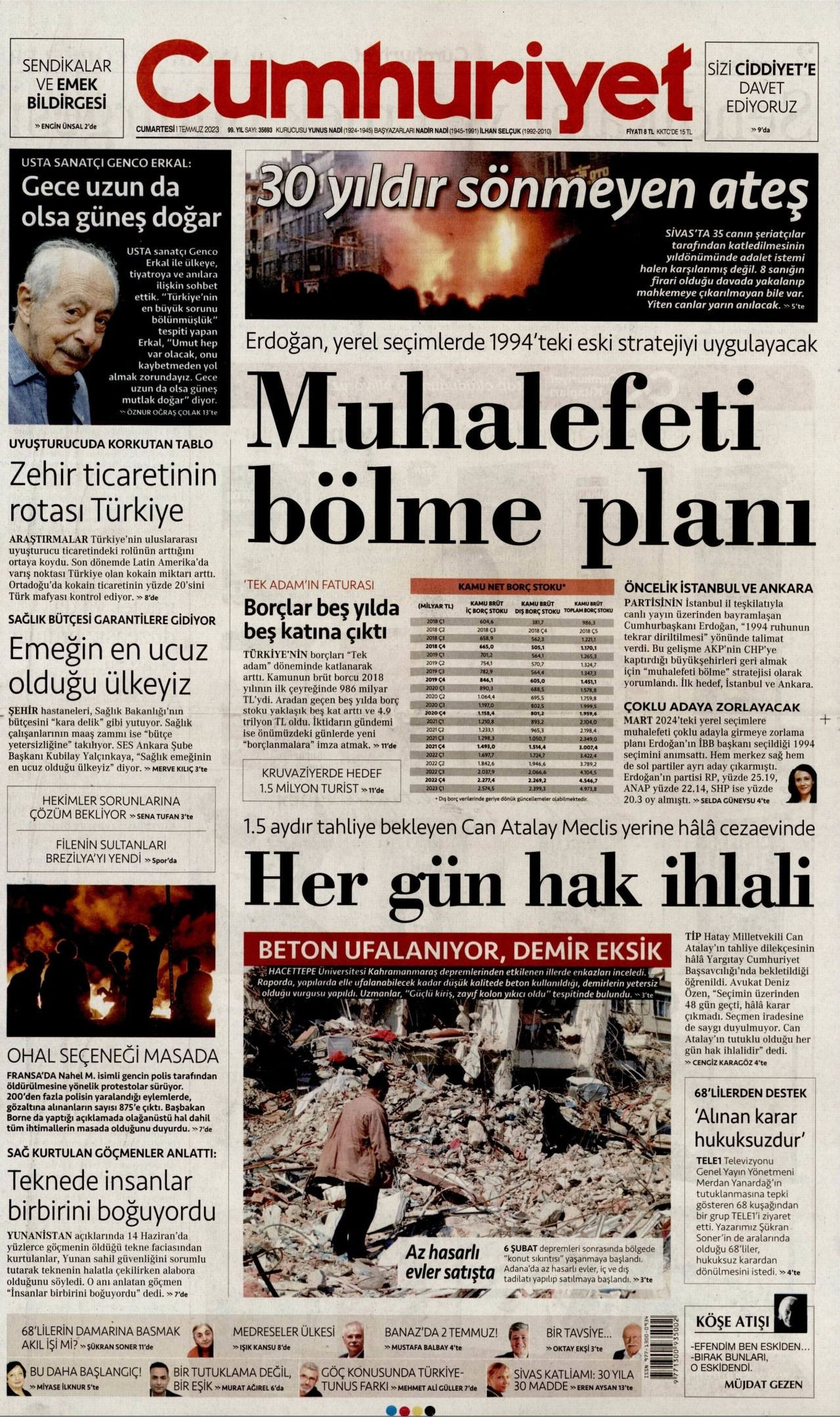 Günün gazete manşetleri: 'Maaşa zam yetmez vergi adil olmalı' - Sayfa 4