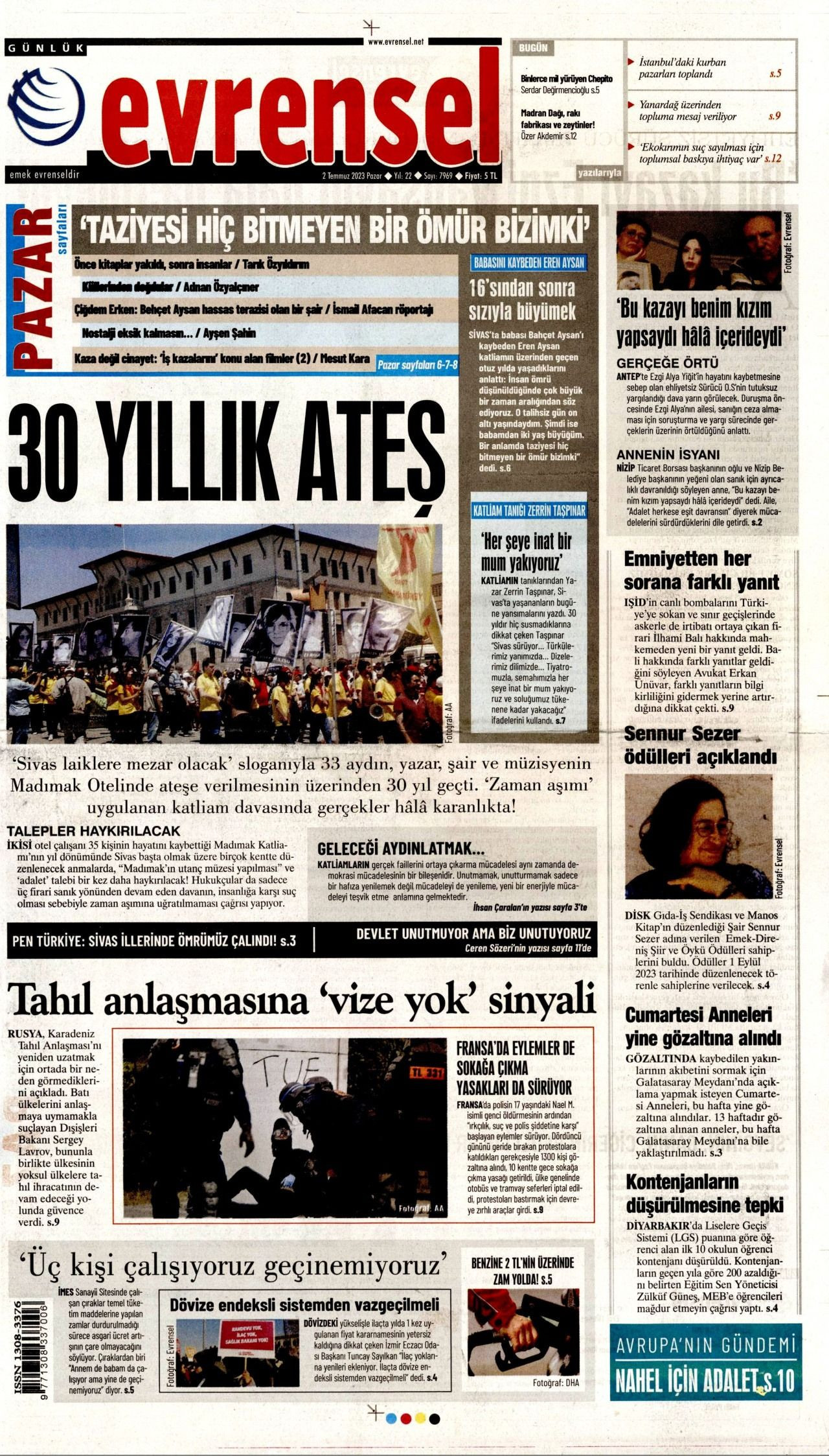 Günün gazete manşetleri: '30 yıllık ateş' - Sayfa 2