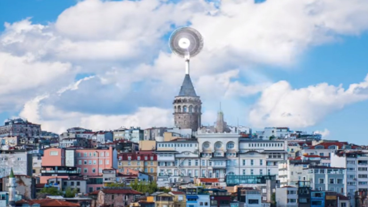 İstanbul'un 'tam olarak ihtiyacı bu': Galata Kulesi'nde pervane