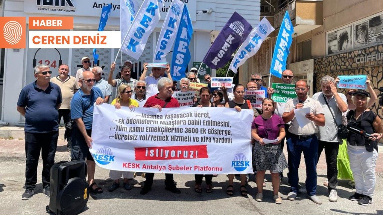 Antalya'da sendikalardan protesto: Veriler sanal, pahalılık gerçek