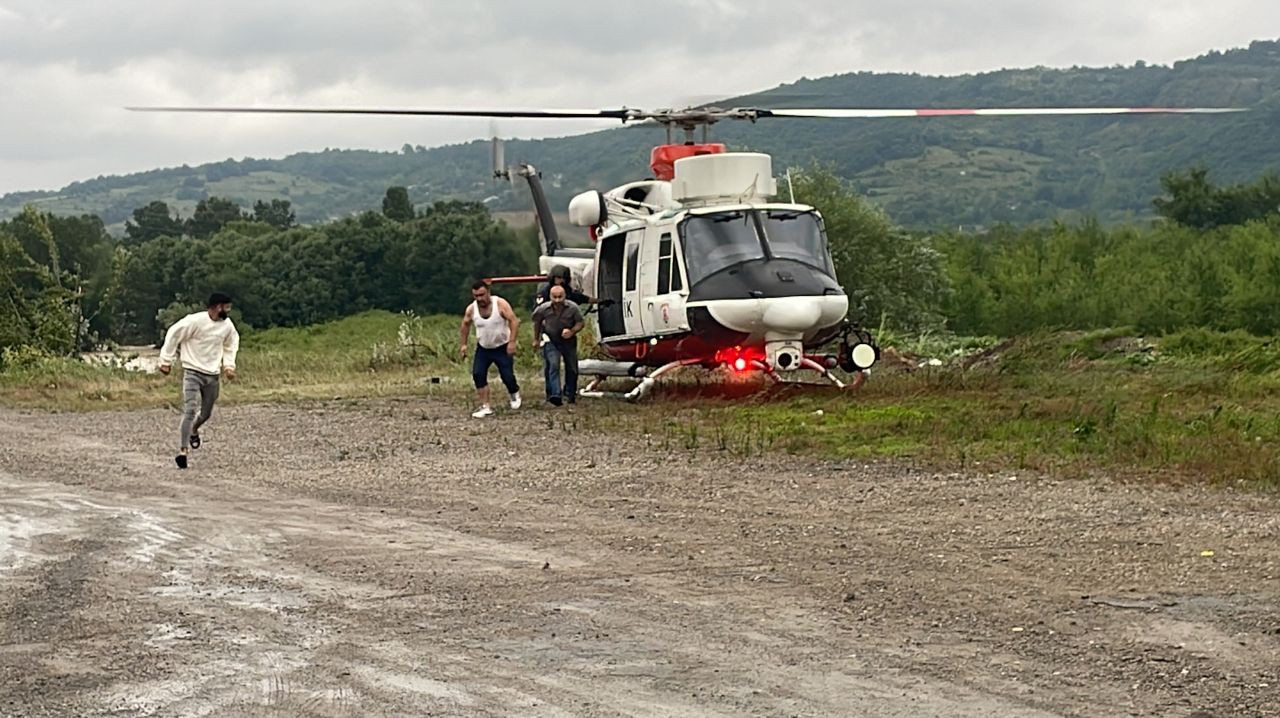 Bartın'da sel: Sanayide mahsur kalan işçiler helikopterle kurtarıldı - Sayfa 2