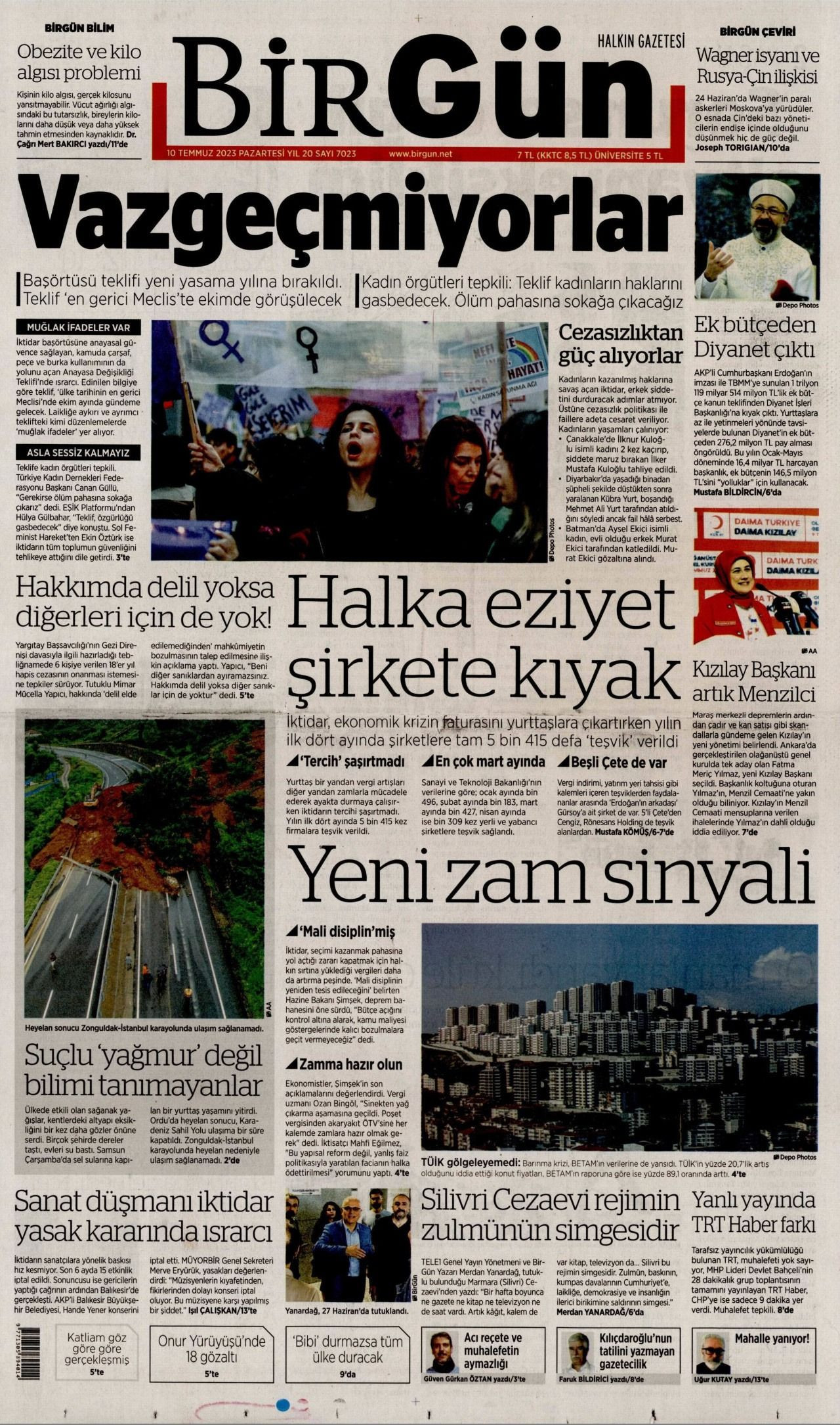 Günün gazete manşetleri: 'Biraz da devlet kemer sıksın' - Sayfa 4