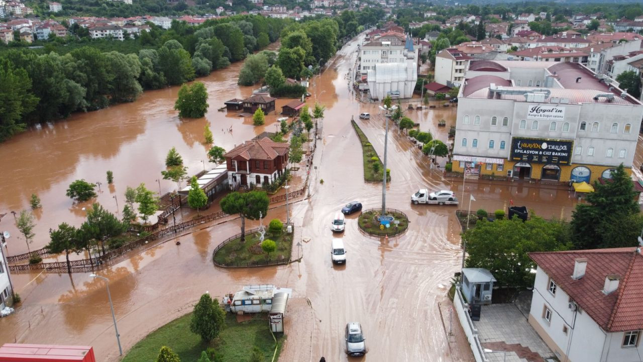 Bartın'da sel suları havadan görüntülendi - Sayfa 3