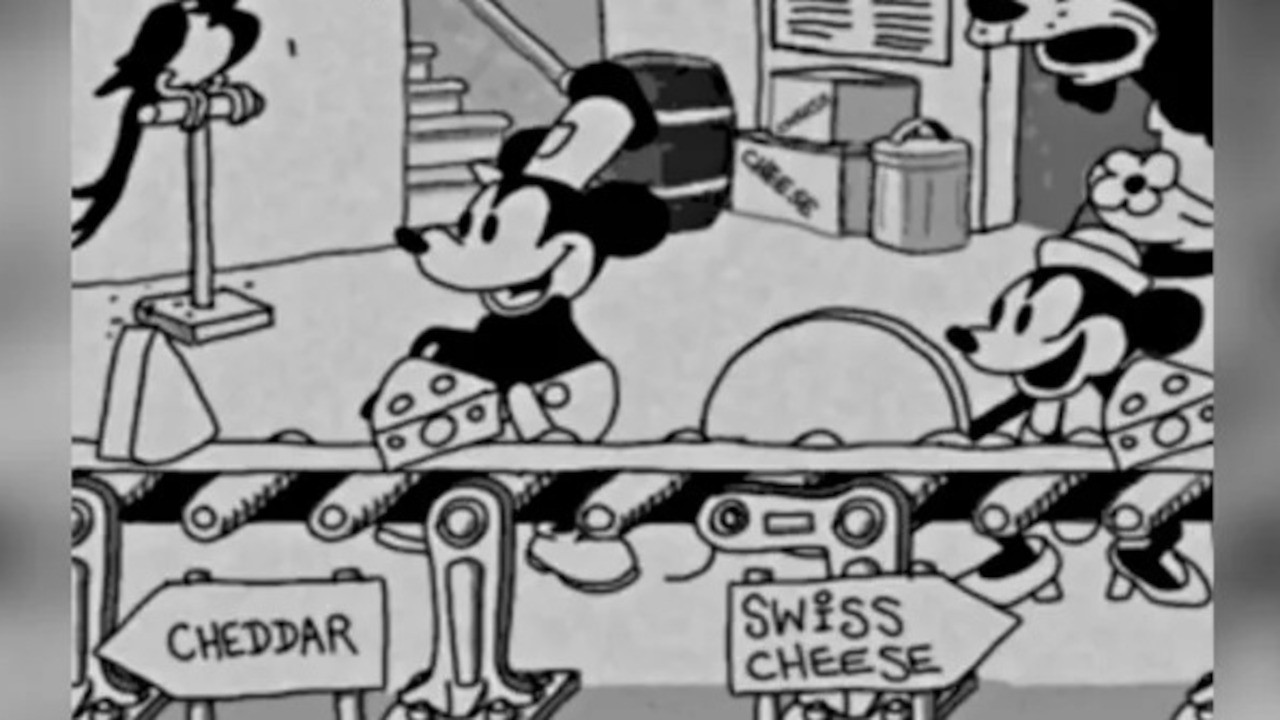 Mickey Mouse'un penisiyle peynir deldiği film sahte