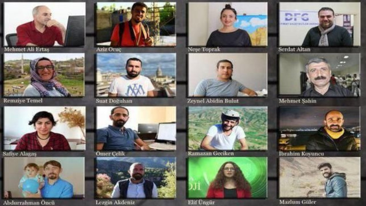 13 aydır tutuklu 15 gazetecinin davası Diyarbakır'da başlıyor