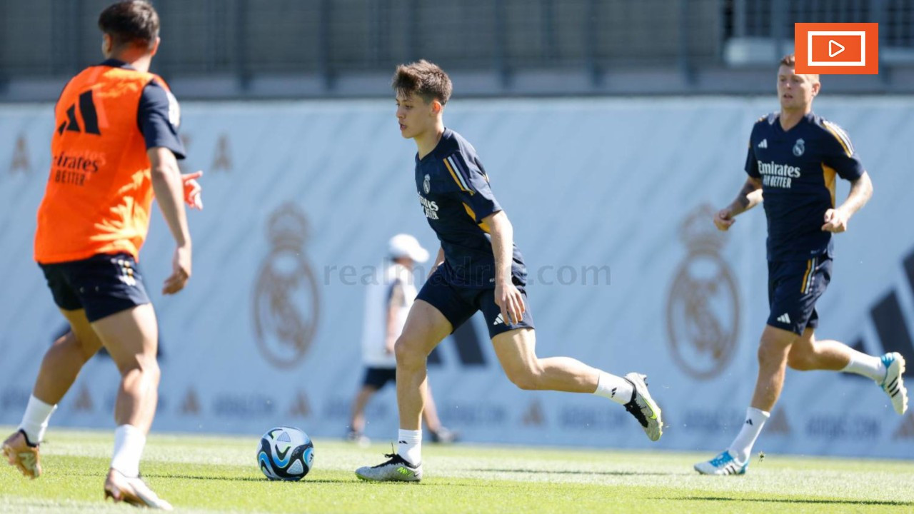 Real Madrid, Arda Güler'in antrenman golünü paylaştı: En iyi açı...