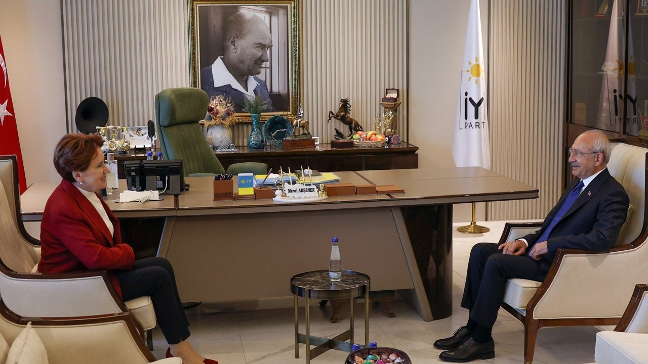 CHP lideri Kılıçdaroğlu, İYİ Parti lideri Akşener'i ziyaret etti