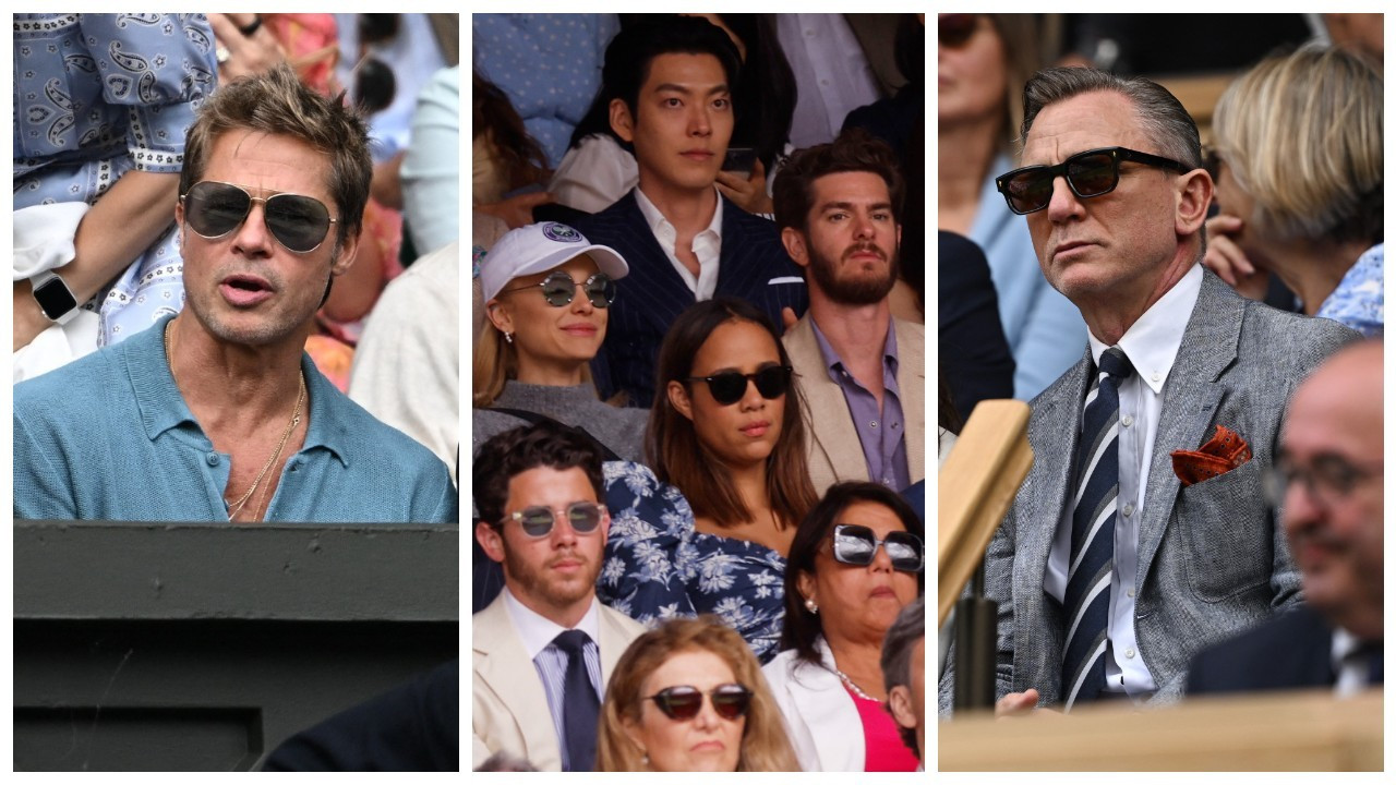 Hollywood yıldızları Wimbledon finalini izledi