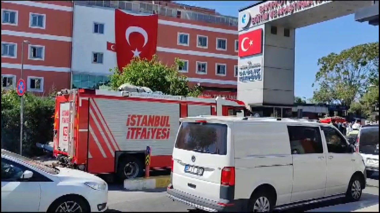 Bakırköy Dr. Sadi Konuk Eğitim ve Araştırma Hastanesi'ndeki yangın söndürüldü