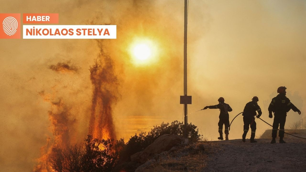 Yunanistan'da orman yangınları: Söndürme çalışmaları devam ediyor