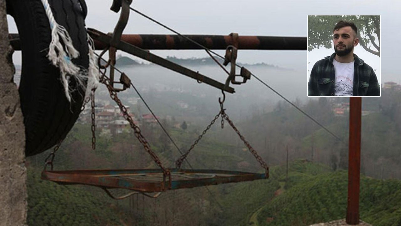Trabzon’da ilkel teleferikte akıma kapılan genç öldü