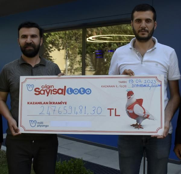 Diyarbakır'da makineye oynattığı 60 liralık kuponla tarihin en büyük ikramiyesini kazandı - Sayfa 1