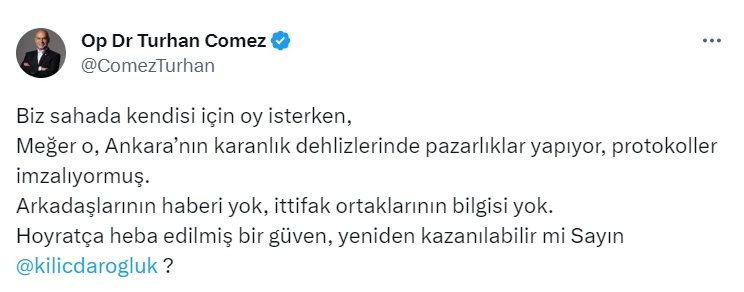 Altılı Masa'dan Kılıçdaroğlu'na 'protokol' tepkisi: 'Ankara’nın karanlık dehlizlerinde pazarlık' - Sayfa 4