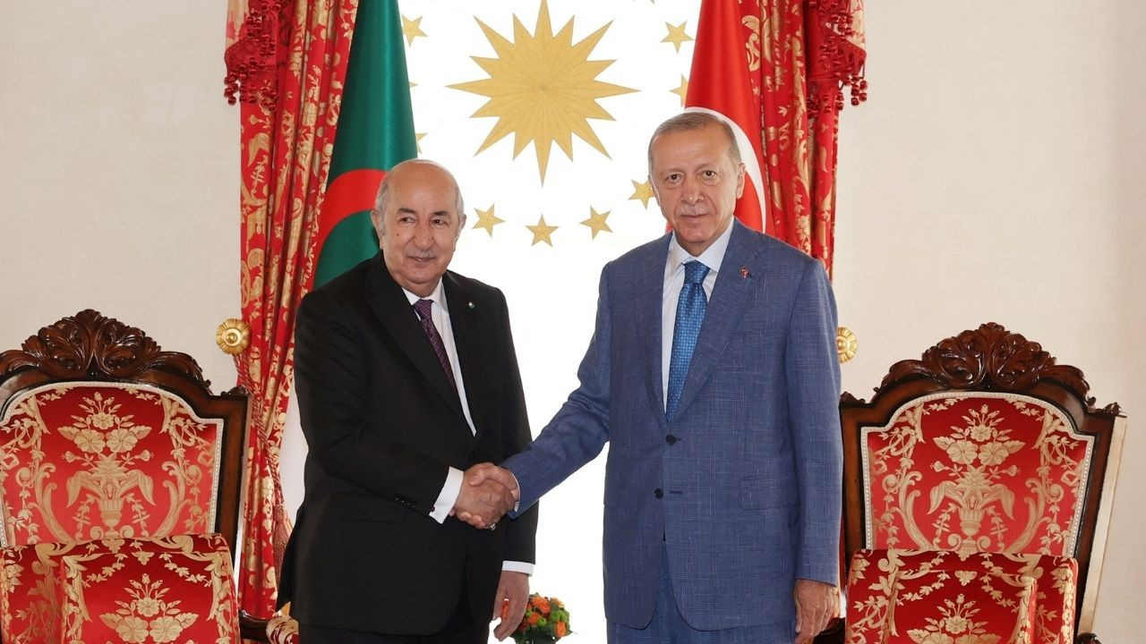 Erdoğan, Cezayir Cumhurbaşkanı Tebbun ile görüştü