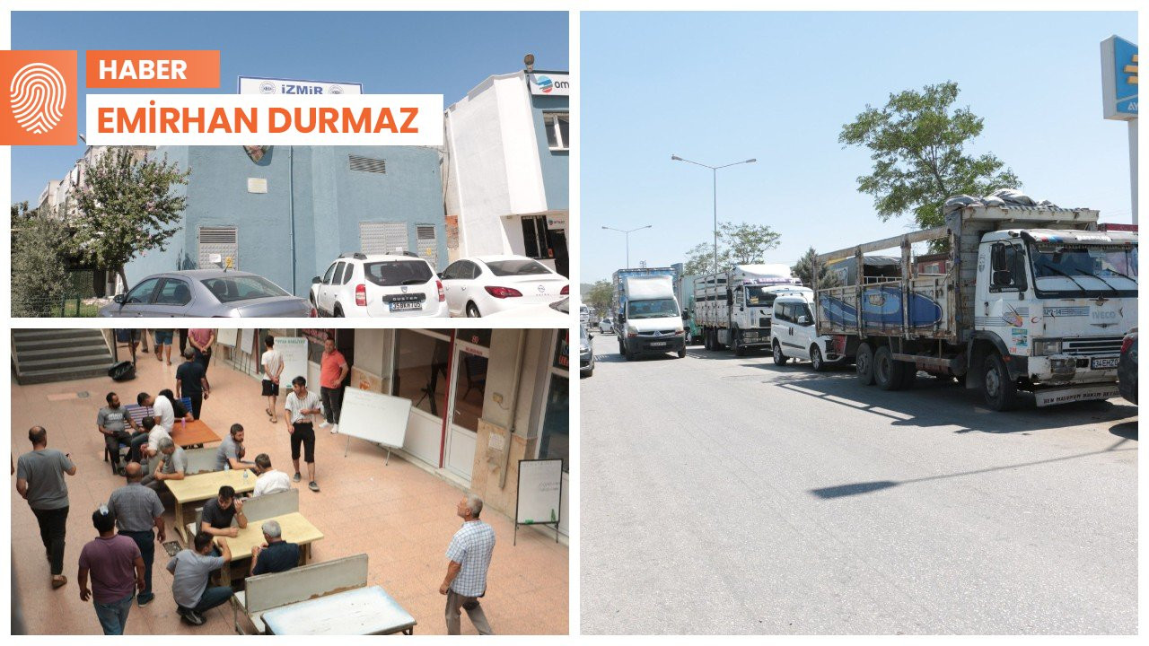 İzmir’de tır şoförleri zamlara tepkili: 'Geldiğimiz yolu dönemiyoruz'