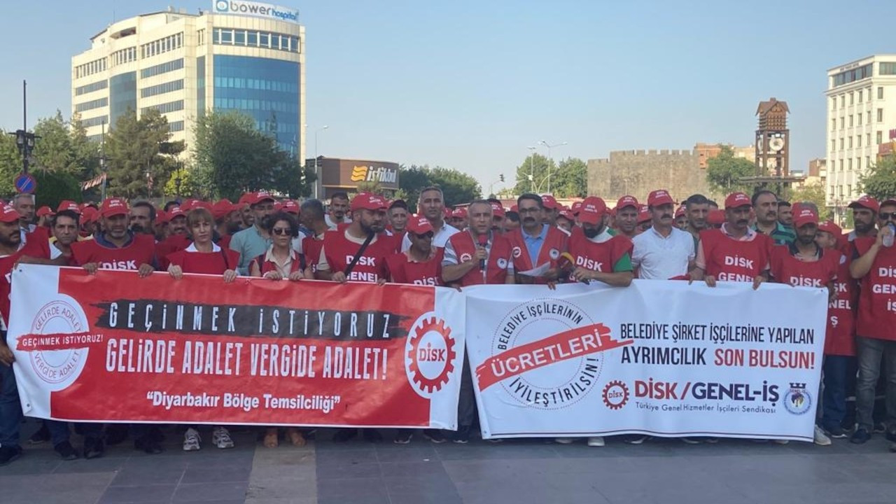 Diyarbakır'da zam protestosu: Cebimize uzanan elleri uyarıyoruz