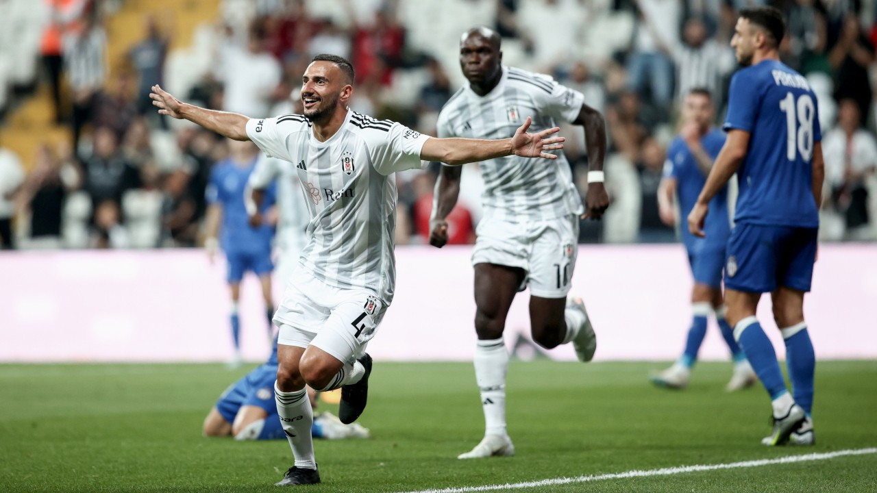 Beşiktaş Dolmabahçe'de tur avantajını yakaladı: 3-1