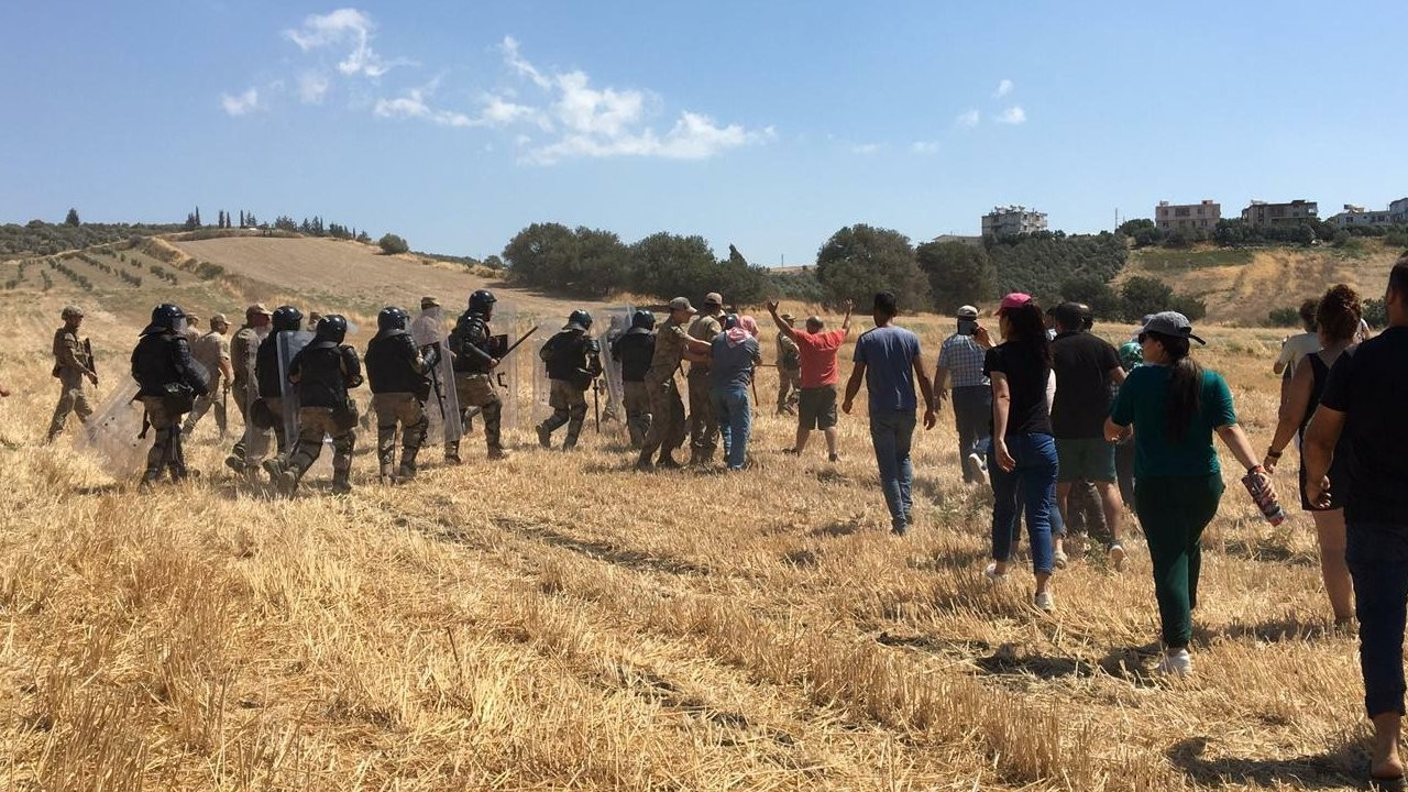 Dikmece köyü direniyor: Tarım arazilerine jandarma girdi