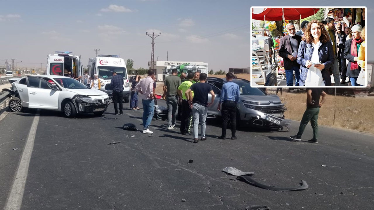 Mardin’de trafik kazası: Yeşil Sol Parti Milletvekili Kaya yaralandı