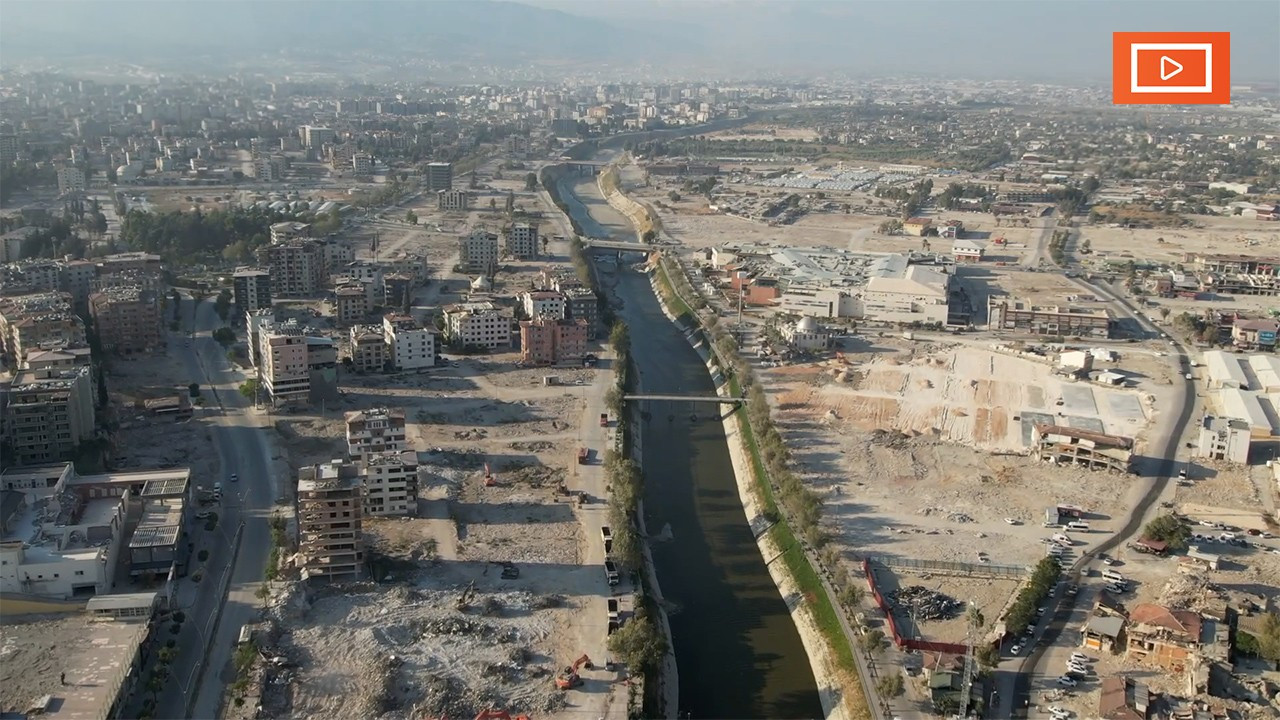 Depremin 6. ayı: Hatay, Maraş ve Adıyaman drone ile görüntülendi