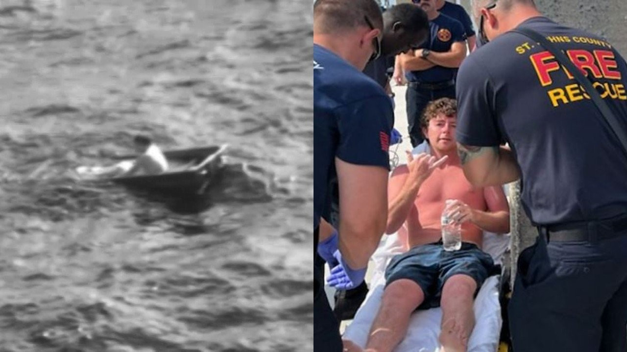 Okyanusta kayboldu, 35 saat sonra kurtarıldı