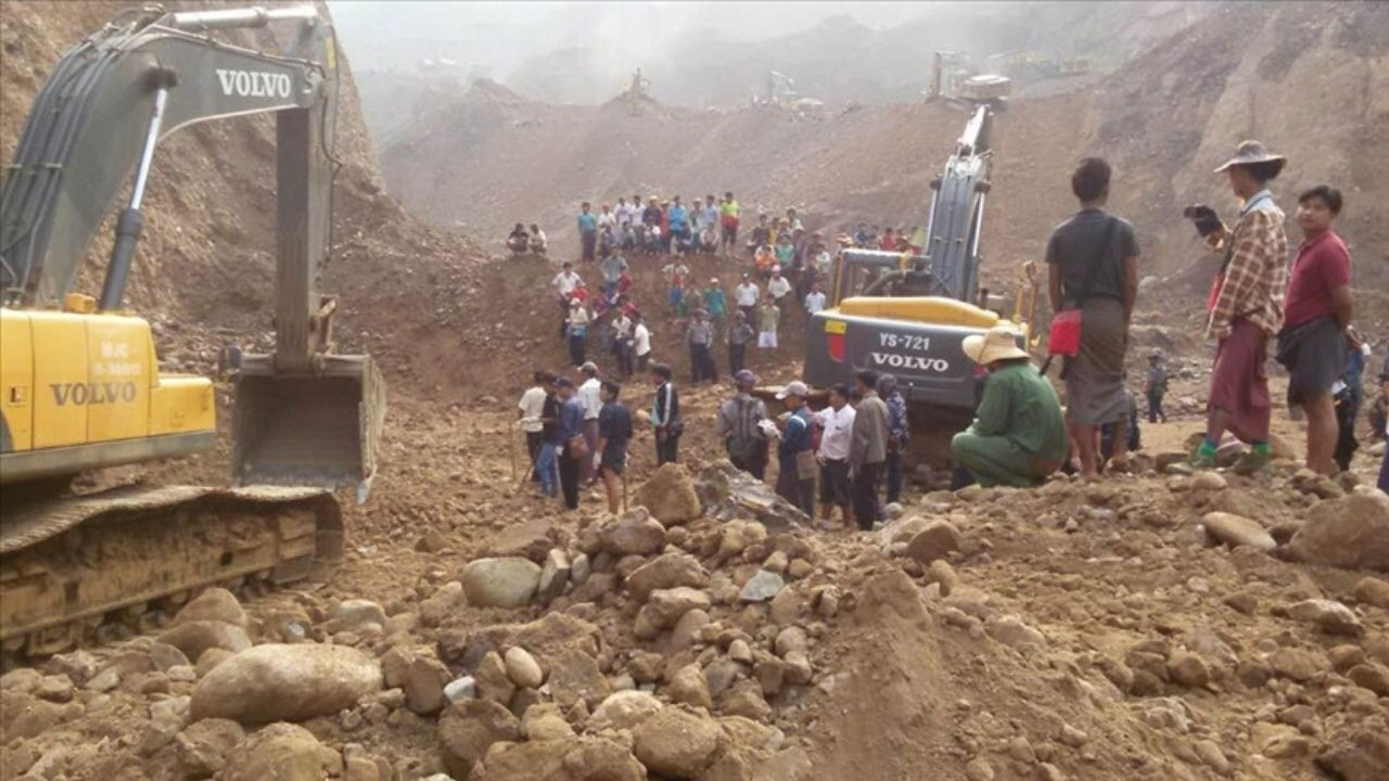 Myanmar'da madende toprak kayması: 36 kişi kayıp