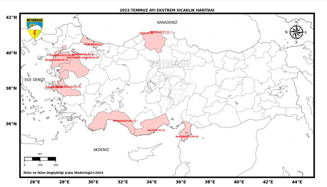 Türkiye haritası kırmızıya boyandı: Rekor üstüne rekor sıcaklık - Sayfa 3