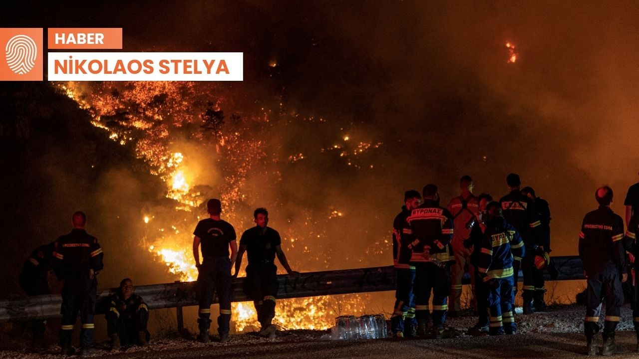 Yunanistan'da orman yangınları ve mültecilere ırkçı şiddet