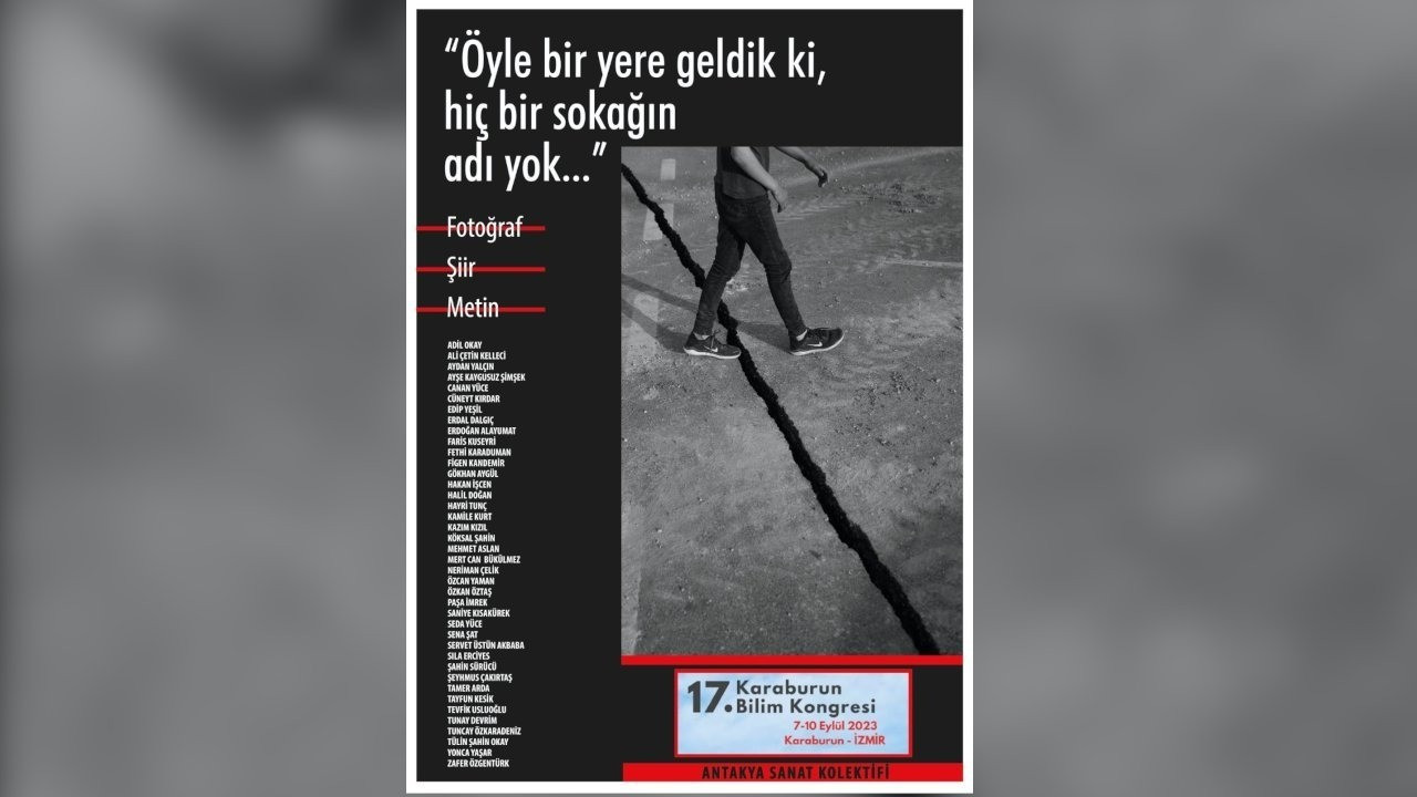 Antakya Sanat Kolektifi'nden Karaburun'da deprem temalı sergi