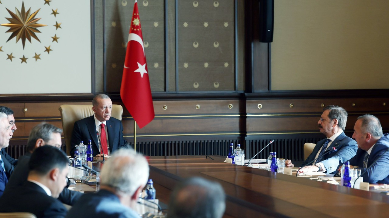 Erdoğan, TOBB Başkanı Hisarcıklıoğlu ile görüştü