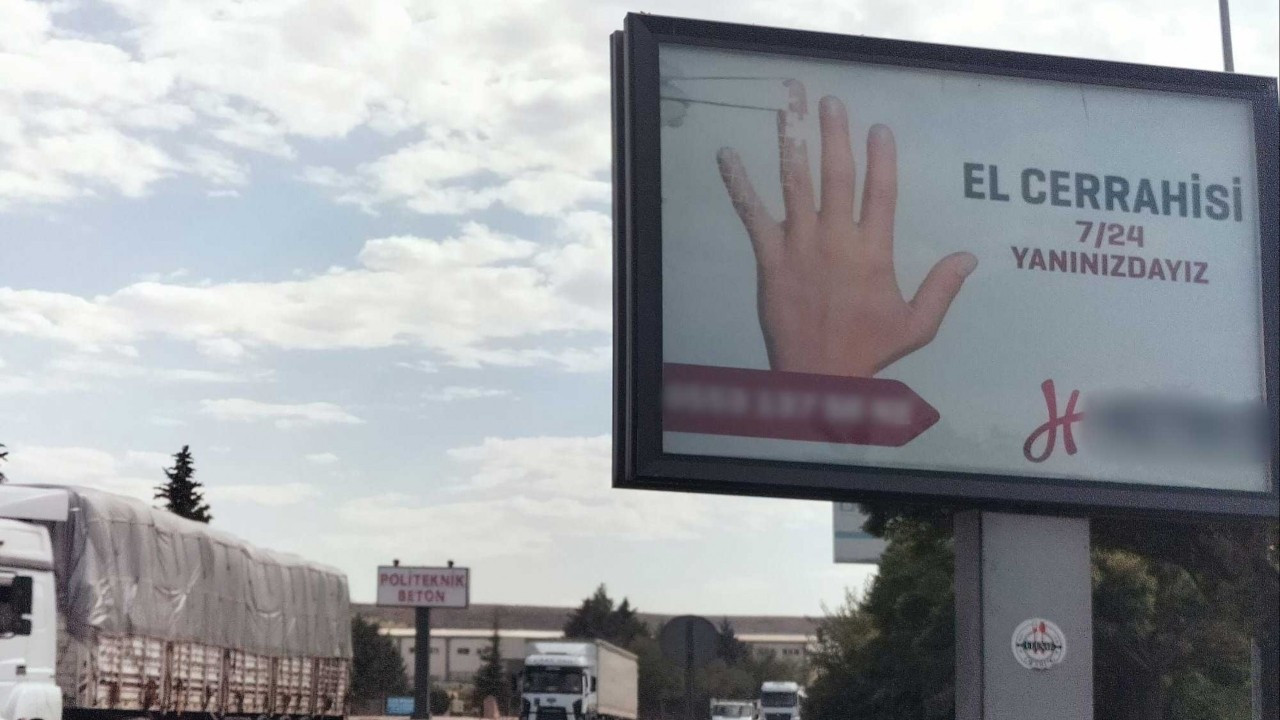 İş cinayetlerinin arttığı Antep'te OSB girişine tepki çeken reklam