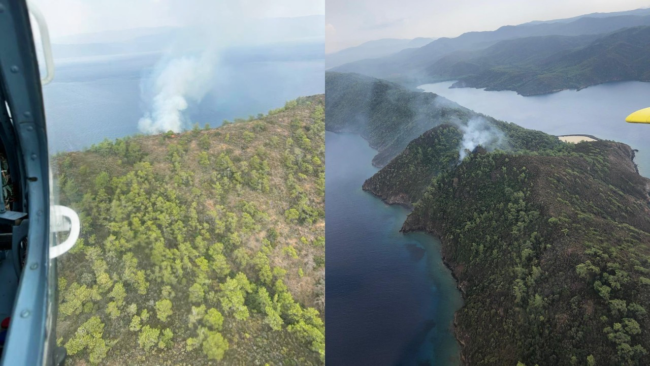 Marmaris'te ormanlık alandaki yangın söndürüldü