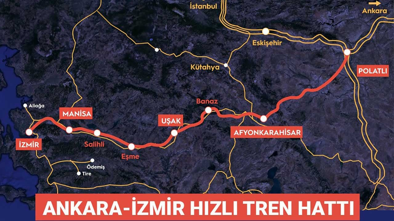 Ankara-İzmir Yüksek Hızlı Tren Hattı'nın açılış tarihi değişti