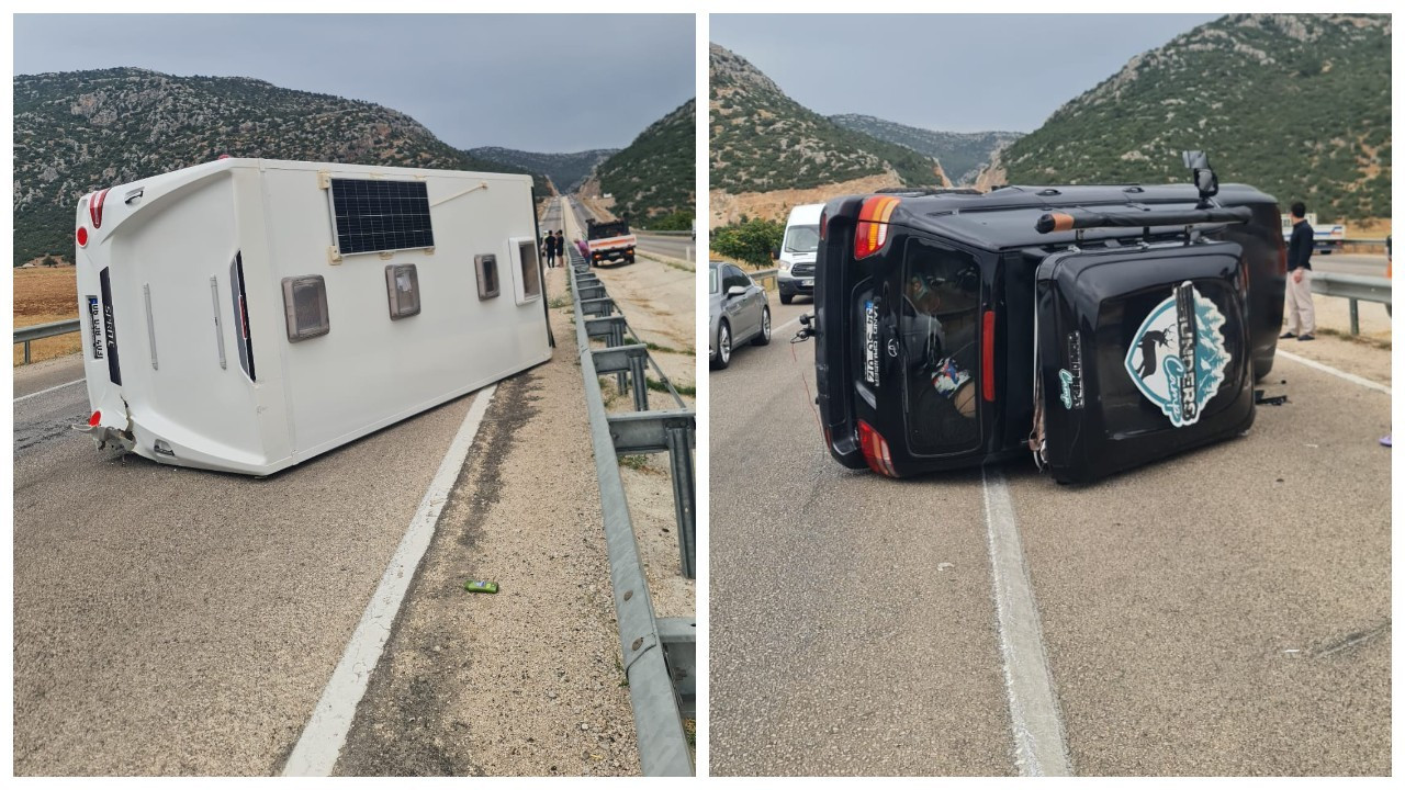 Sümer Ezgü Antalya'da kaza yaptı