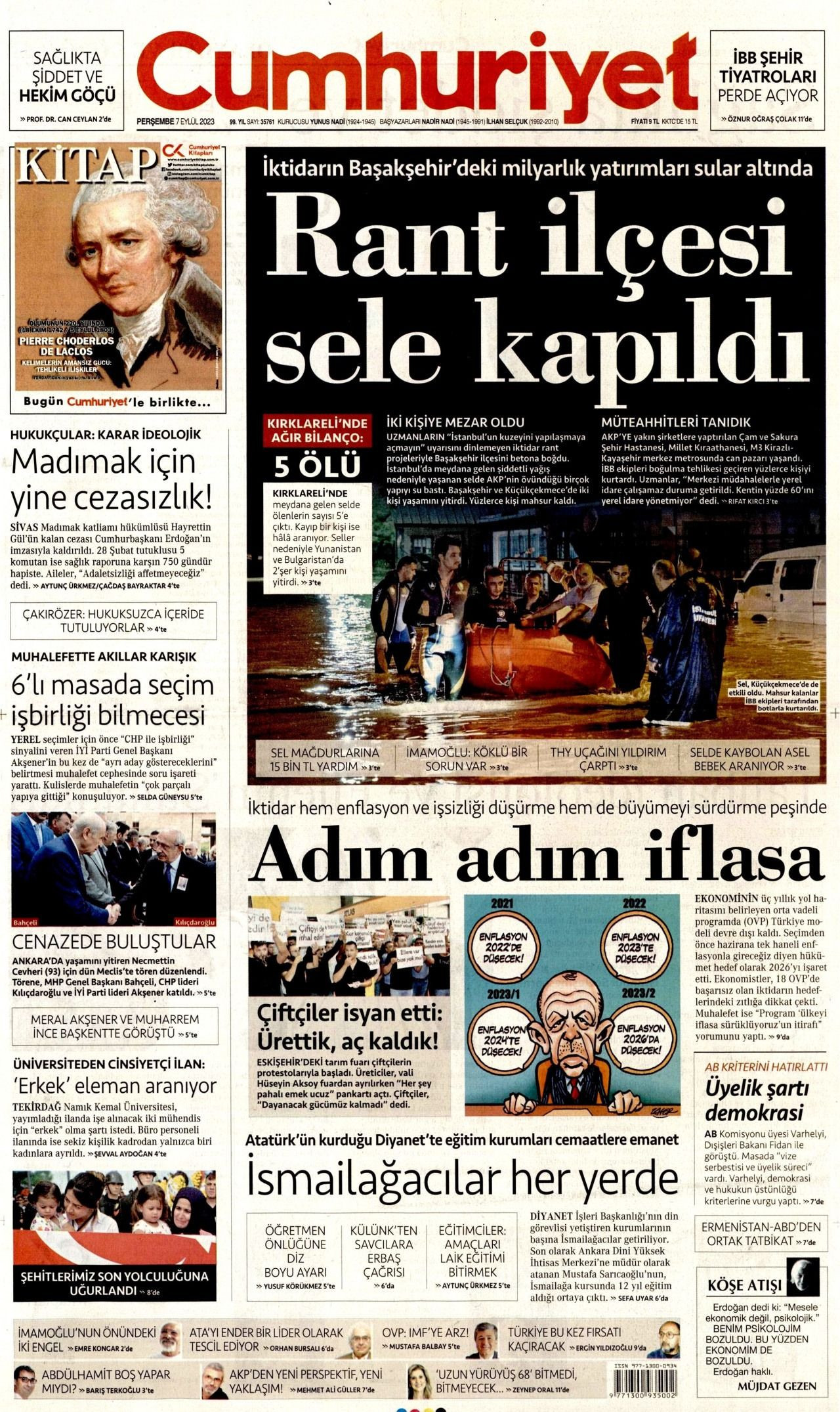 Günün manşetleri: 'Rant ilçesi sele kapıldı' - Sayfa 4