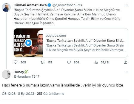 'Cübbeli Ahmet'in tarikat değiştirmesi gündem oldu: Beşiktaş'ta tık yok - Sayfa 4