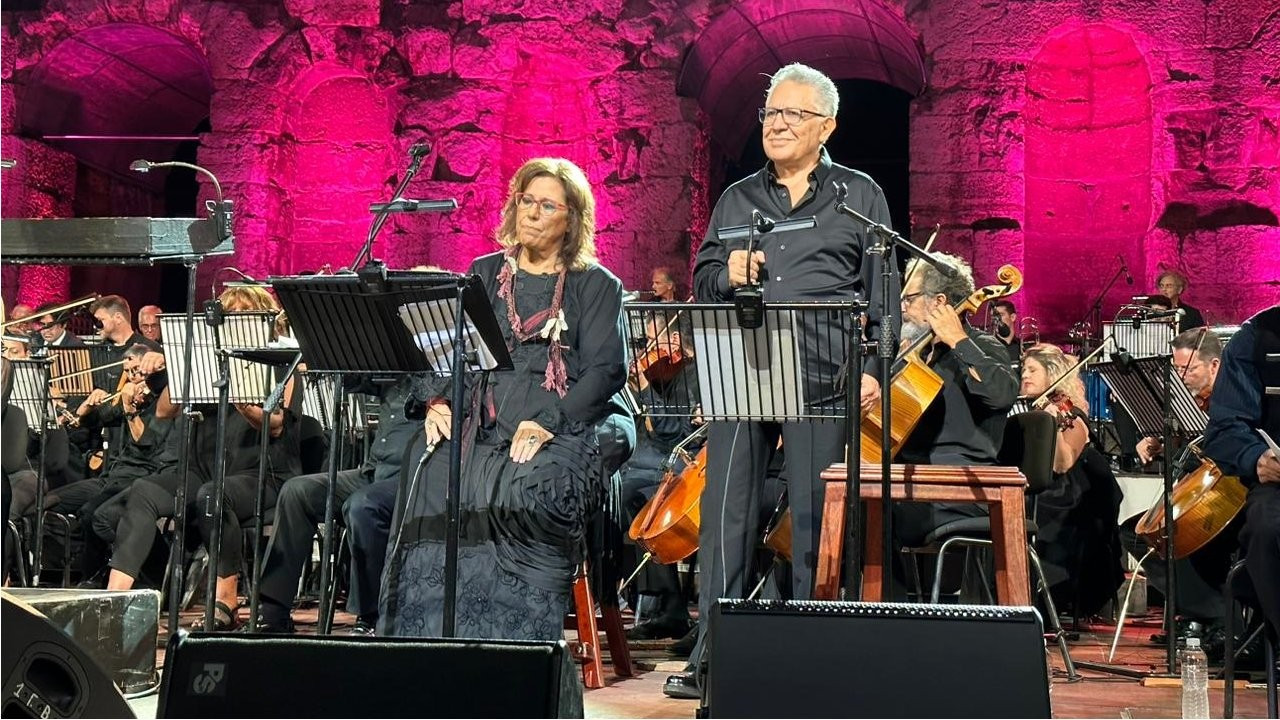 Zülfü Livaneli ile Maria Faranduri Atina'da konser verdi