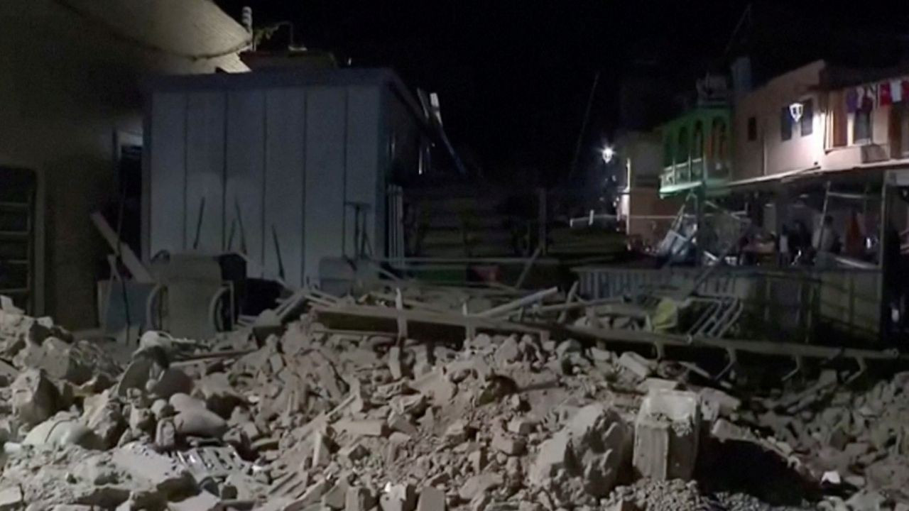 Fas'ta ölü sayısı 820'ye yükseldi: Deprem bölgesinden görüntüler