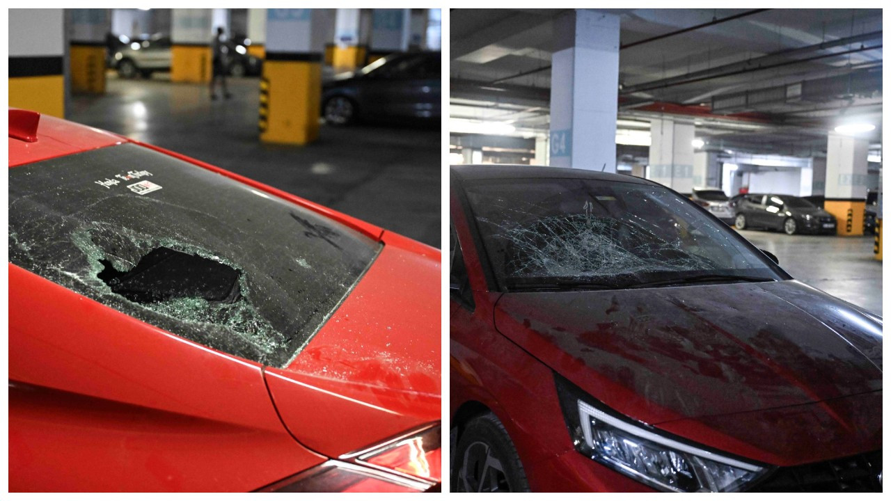 Bayrampaşa’da İSPARK'a taşlı saldırı: 15 aracın camını kırıp kaçtılar