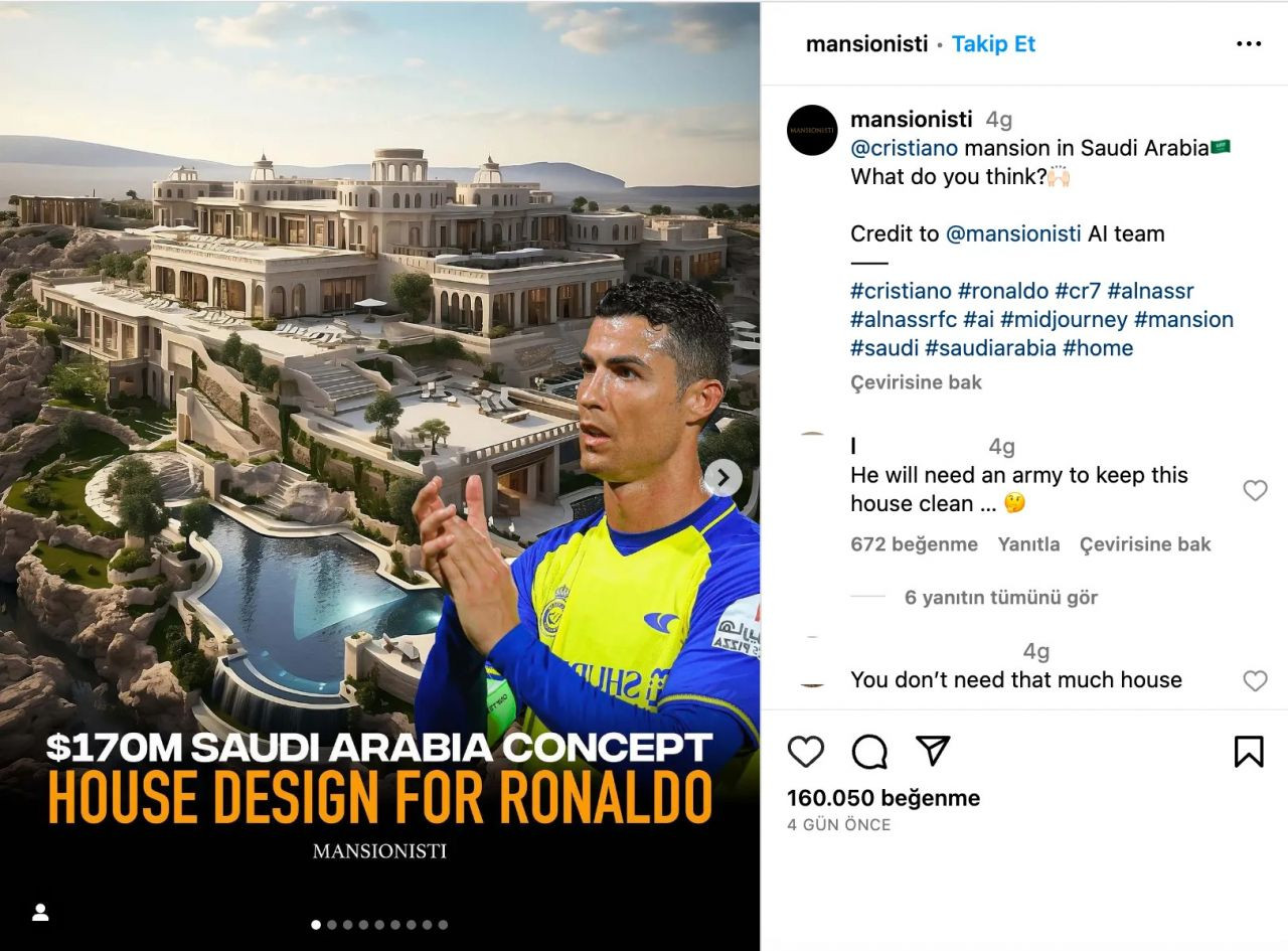 Ronaldo'nun evi değil, yapay zeka - Sayfa 4
