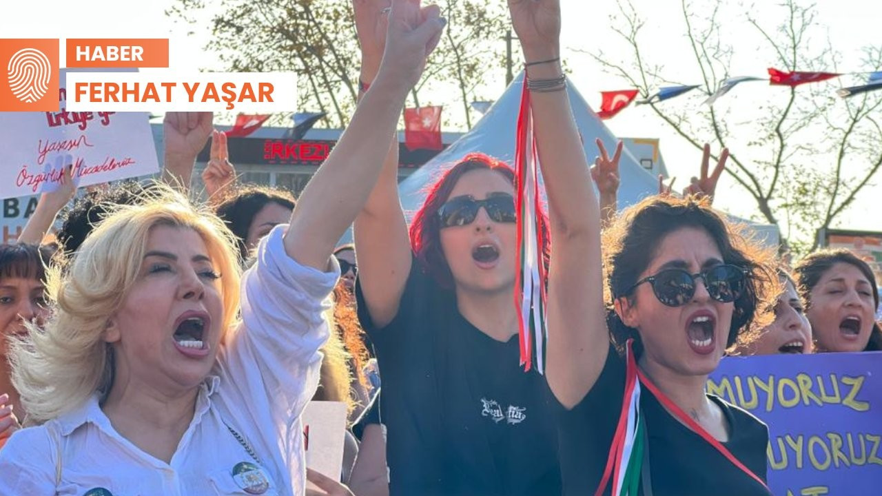 Kadıköy'de Mahsa Jîna Emini anması: Diktatörlere karşı özgürlük demeye devam ediyoruz