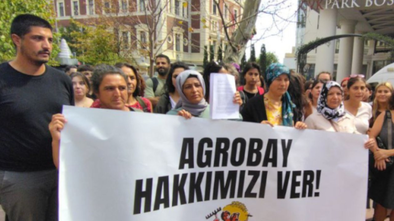 Agrobay işçileri direnişlerini 30. gününde İstanbul'a taşıdı