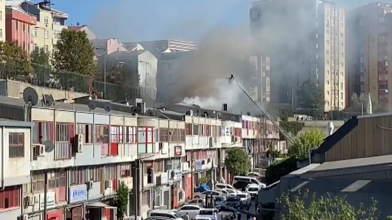 Matbaacılar Sitesi'nde yangın: 1 kişi öldü, 1 itfaiyeci yaralandı